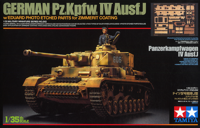 Tamiya 1/35 Maket Pz. Kpfw. lV Ausf. J w/ Photo Etch