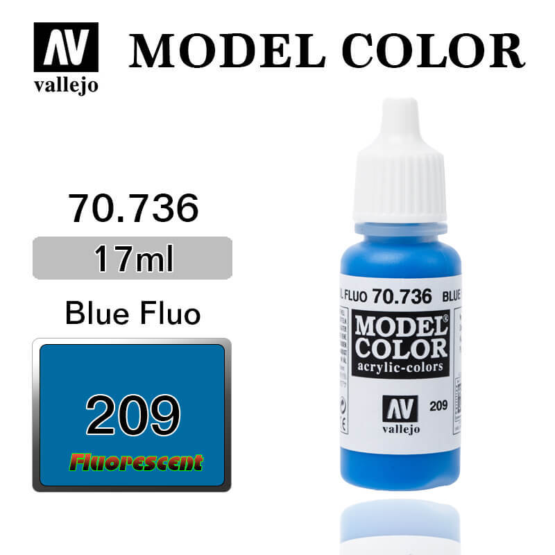 70730 17 ML. (206)-YELLOW FLUORESCENT-MODEL COLOR