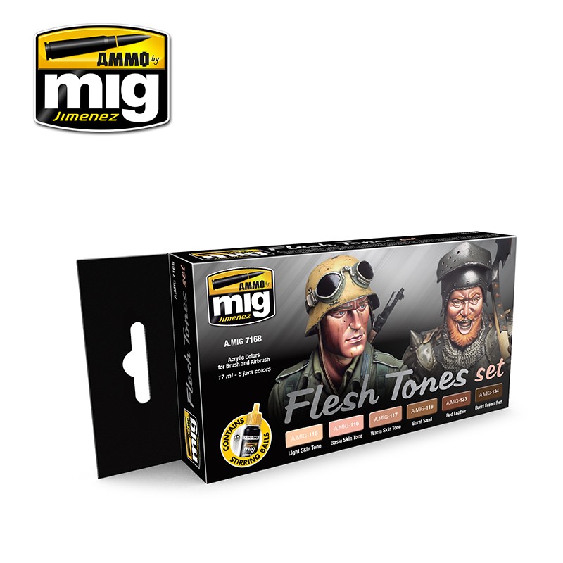 MIG AMMO Yüz ve Ten Renkleri Seti