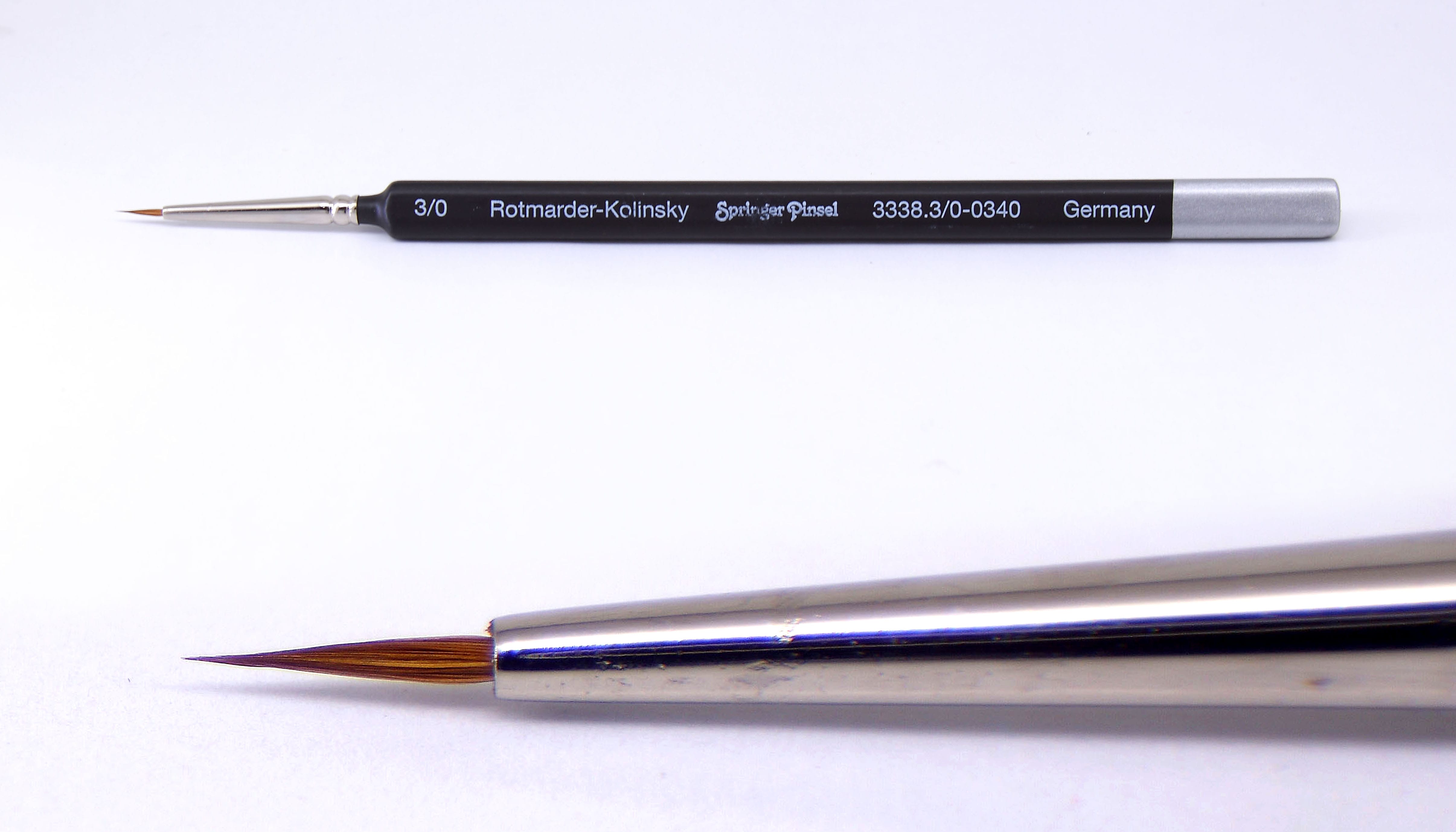 Springer Pinsel Üçgensi Künstler-Aquarellpinsel Kolinsky Fırça 3 0