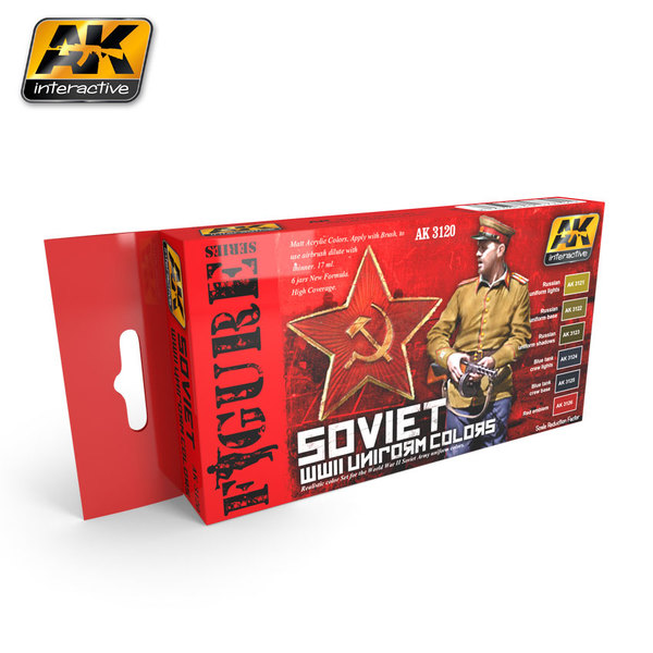 Soviet WWII Uniform Colors Boyama Seti