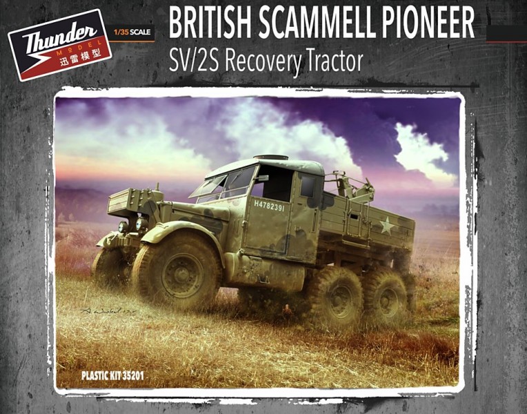 Thunder Model 1/35 Model Scammell Pioneer Recovery SV/2