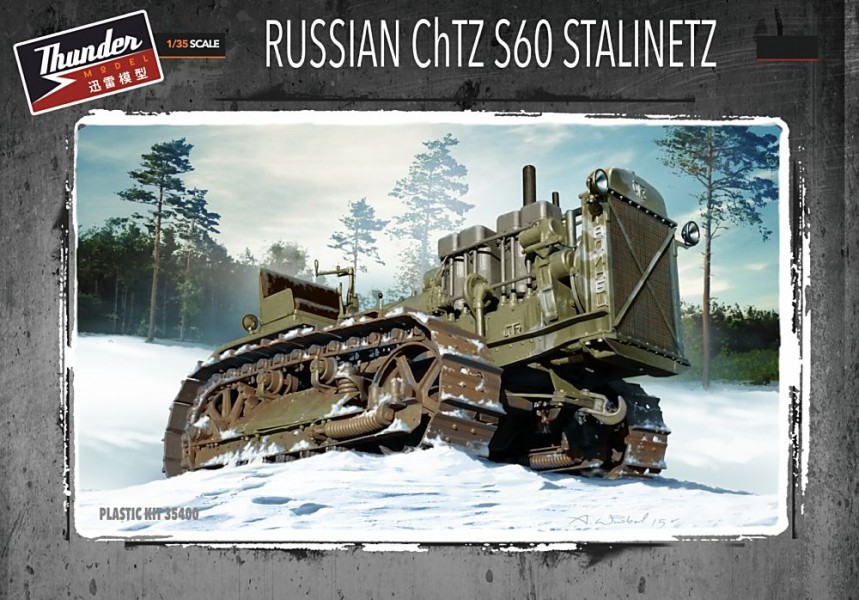 Thunder Model 1/35 Model Russian ChTZ S60 Stalinetz