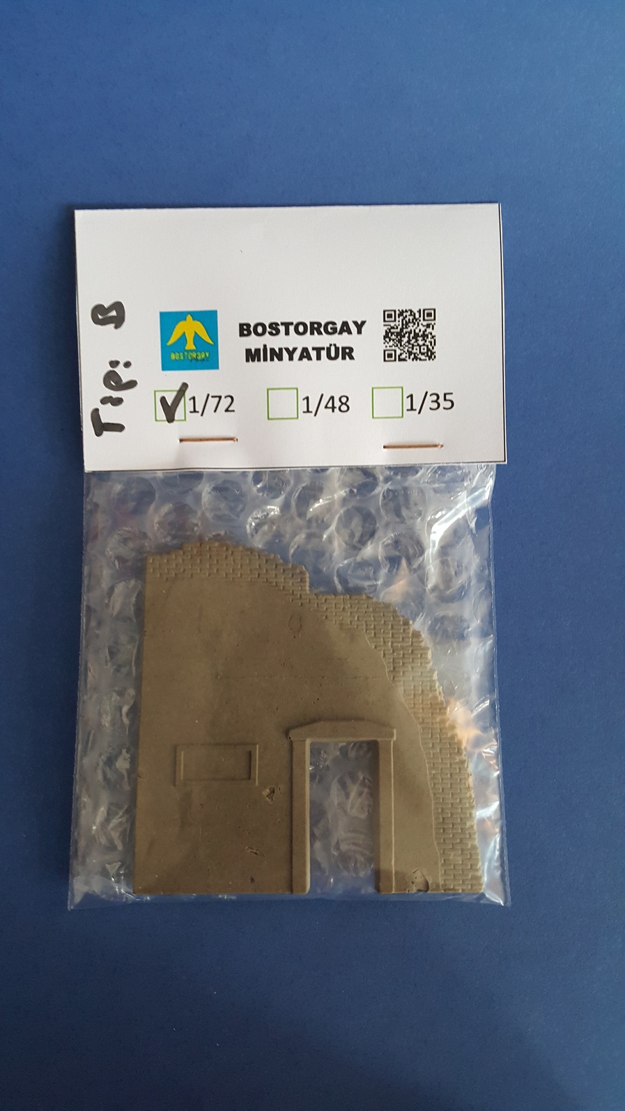 1/72 Yıkık Bina Duvarı (Tip B)