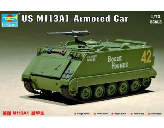 Trumpeter 1/72 Model US M113A1 Armored Car