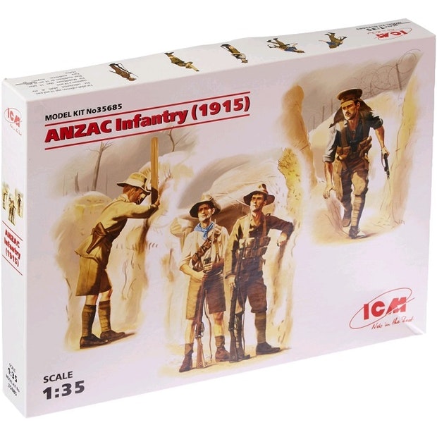 ICM 1/35 figure -anzac-infantry-1915