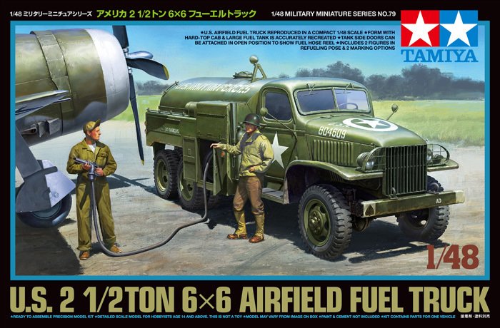 Tamiya 1/48 Model US 2.5t 6x6 Fuel Truck