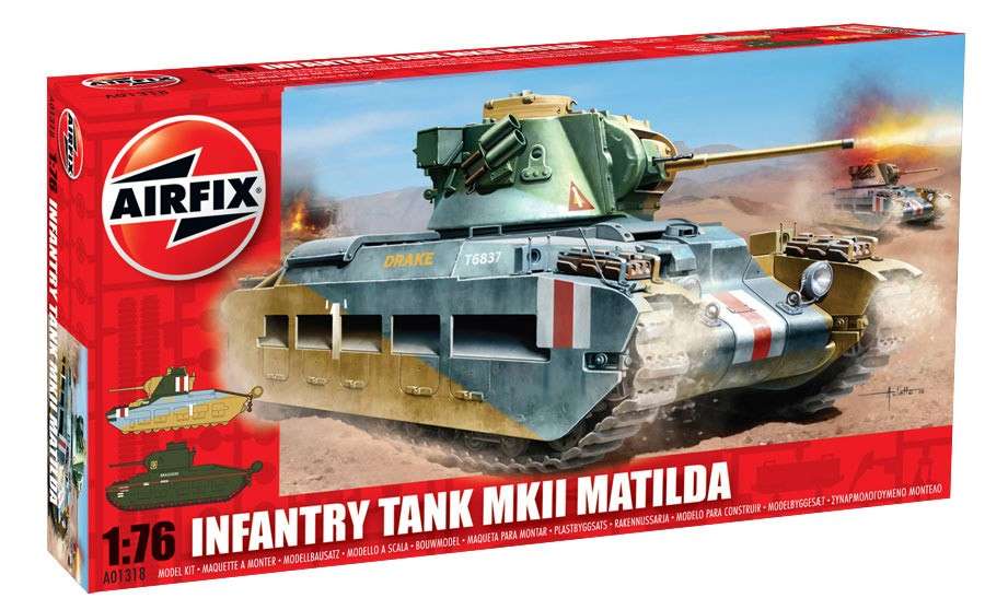 Airfix 1/76 Model INFANTRY TANK MK.II MATILDA