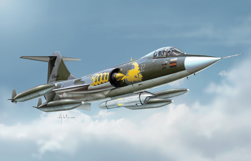 Italeri 1/72 Model F - 104 G Starfighter