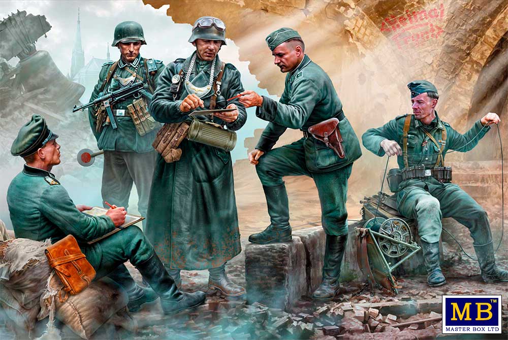 Masterbox 1/35 Figür German military men, WWII era