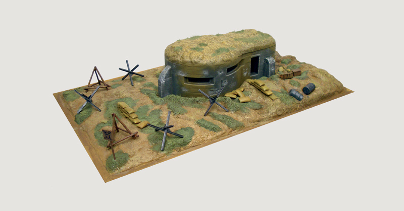 Italeri 1/72 Model BUNKER AND ACCESSORIES