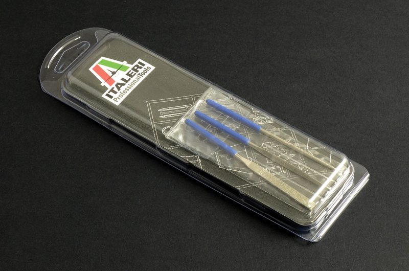 Italeri 3pcs mini diamond file set (100mm)