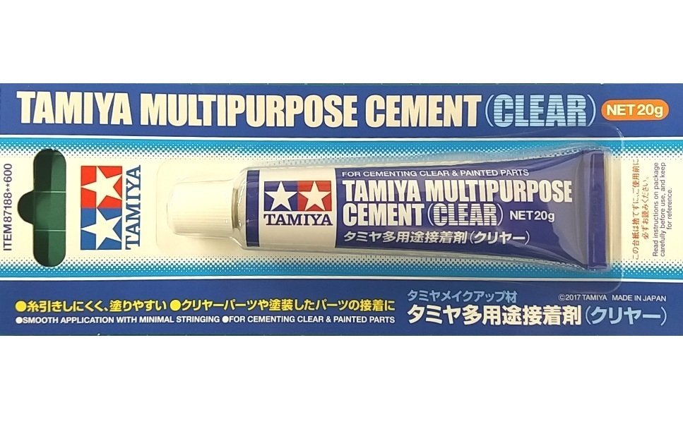 TAMIYA Şeffaf ve Kromajlı parçalar için yapıştırıcı