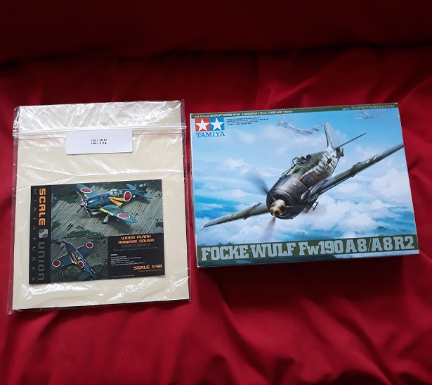 TAMIYA 1/48 MAKET 1/48 Focke-Wulf FW-190 A-8/A-8 R2 & Resin Pist