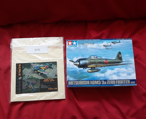 TAMIYA 1/48 Model 1/48 A6M3/3a Zero (Zeke) & Resin Runway