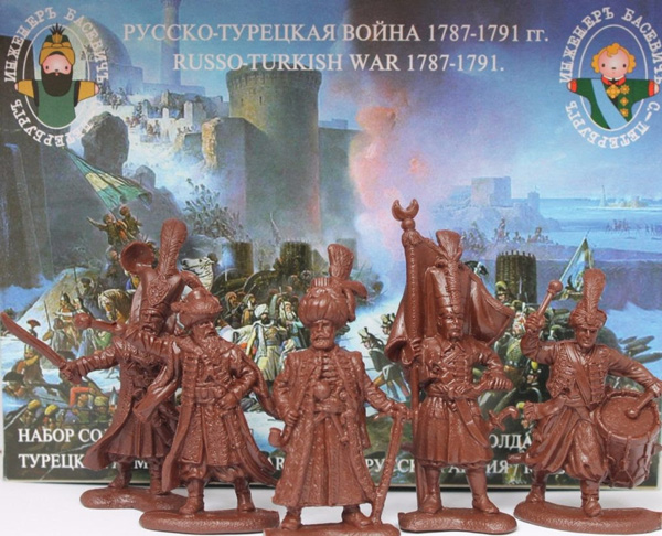 1/32 Olcek 1787-1791 12 adet Yeniçeri Figürü boyasız