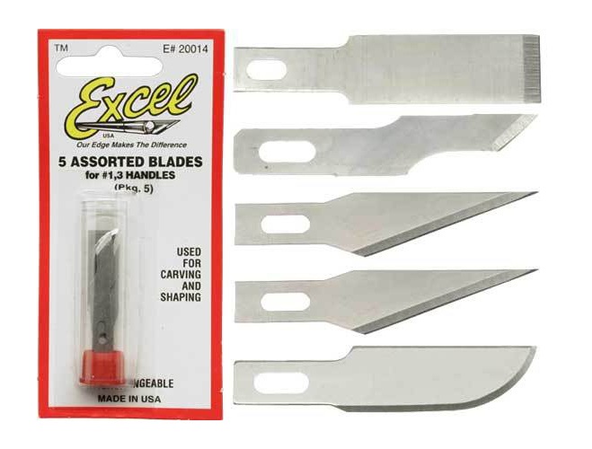 EXCEL 5 DIFFERENT BLADES