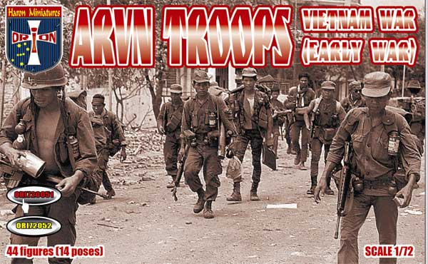 Orion 1/72 scale  Vietnam War ARVN troops (early war)