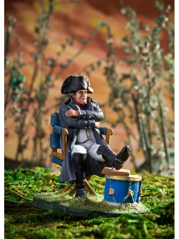 1:32 Unpainted Metal Figure Napoleon in Borodino