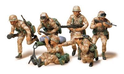 TAMIYA 1/35 Maket U.S. Military Figures, Desert