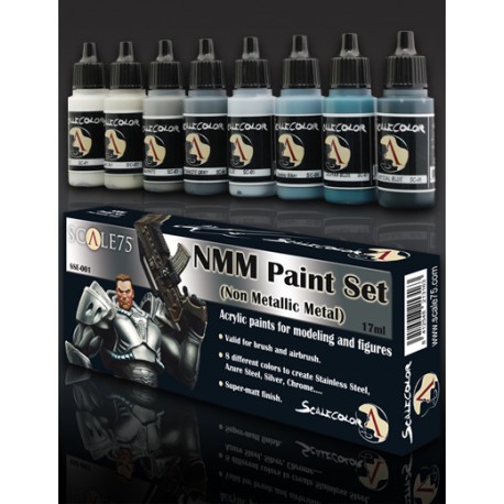 Scale 75 Boya Seti NMM STEEL PAINT SET