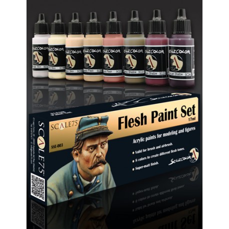 Scale 75 Paint Set FLESH PAINT SET