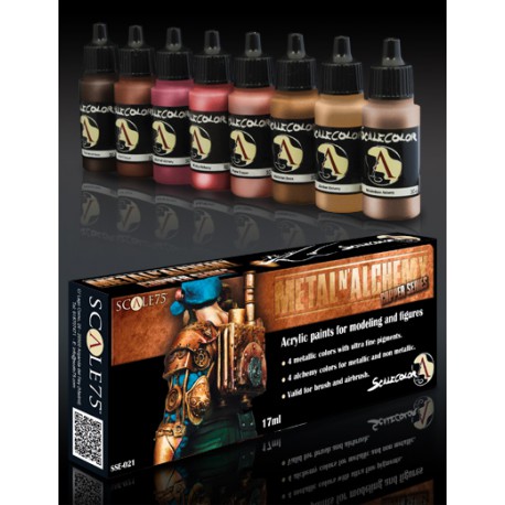 Scale 75 Paint Set METAL'N ALCHEMY COPPER SERIES