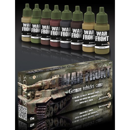 Scale 75 Paint Set GERMAN VEHICLES CAMO PAINT SET