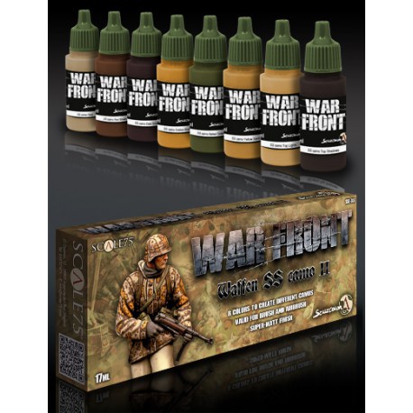 Scale 75 Boya Seti WAFFEN SS CAMO II PAINT SET