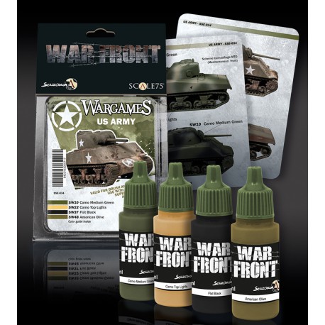 Scale 75 Boya Seti WAR GAMES - U.S. ARMY PAINT SET