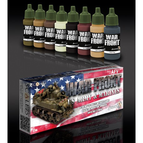 Scale 75 Paint Set U.S. ARMY AND MARINE PAINT SET