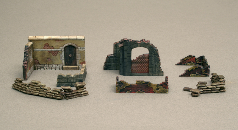 ITALERI 1/72 Model WALLS AND RUINS II