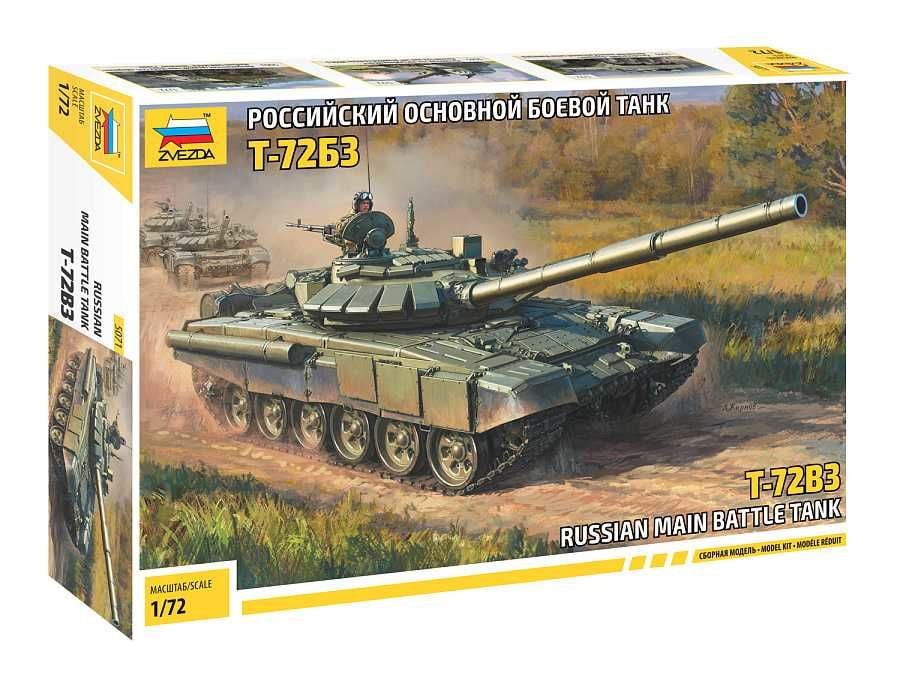 ZVEZDA 1/72 Maket  T-72 B3 Main Battle Tank