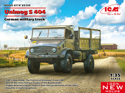 ICM 1/35 Ölçek Unimog S404