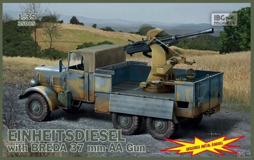 ibg 1/35 ölçek EINHEITS  DIESEL with 3,7 cm BREDA