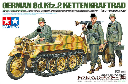 Tamiya 1/35 Maket Kettenkraftrad Mid.