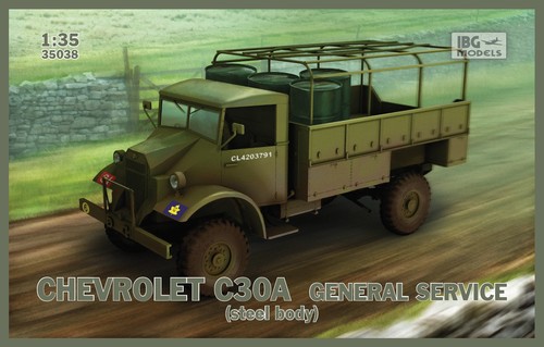 IBG 1/35 Maket Chevrolet C30A General service (steel body) -