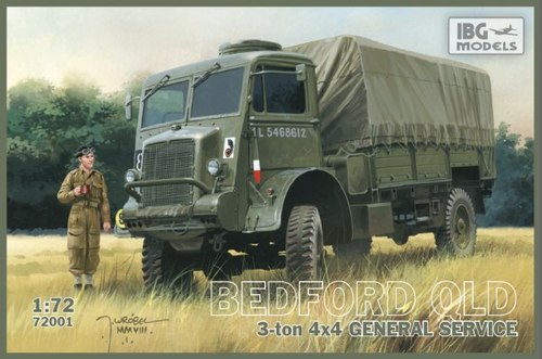 IBG 1/72 Maket Bedford QLD 3 ton 4x4 General service