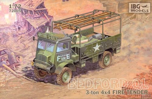 IBG 1/72 Maket Bedford QLR 3 ton 4x4 Fire Tender