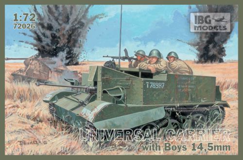 IBG 1/72 Maket UNIVERSAL CARRIER I Mk.I   with Boys AT rifle