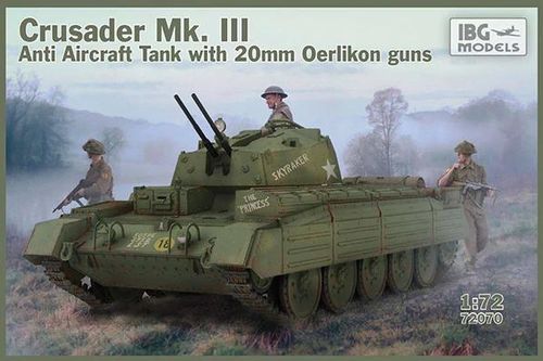 IBG 1/72 Maket Crusader Anti Air Tank Mk. III with Oerlikon Guns -