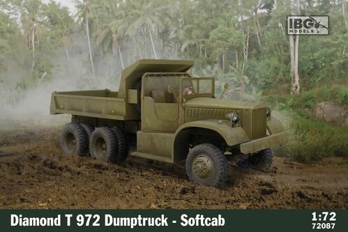 IBG 1/72 Maket Diamond T972  Dumptruck Softcab -