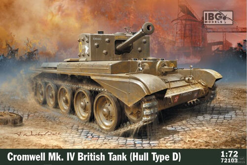 IBG 1/72 Maket Cromwell Mk.IV British Tank (Hull type D) -
