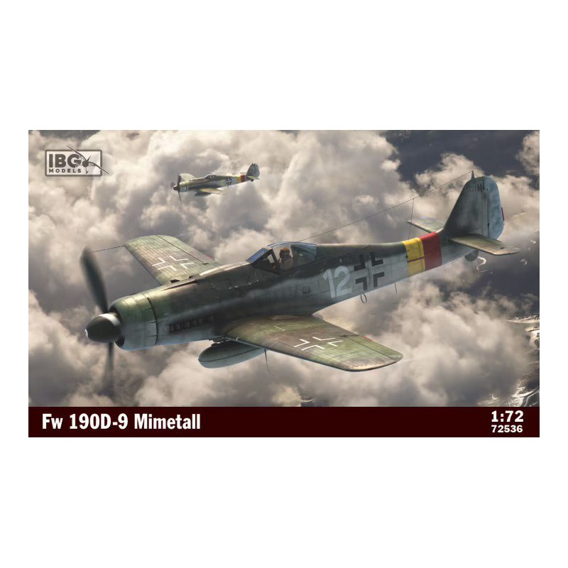 IBG 1/72 Maket Focke-Wulf Fw 190D-9 Mimetall -