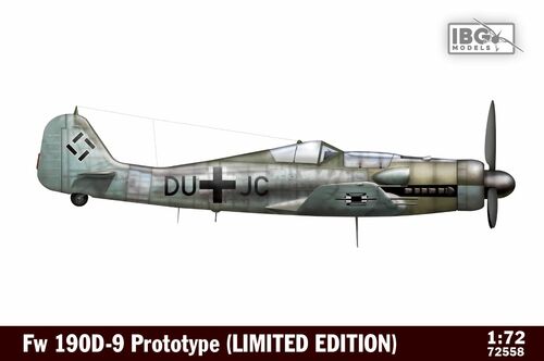 IBG 1/72 Maket  Fw 190D-9 Prototype (LIMITED EDITION, will include additional 3d printed parts) -
