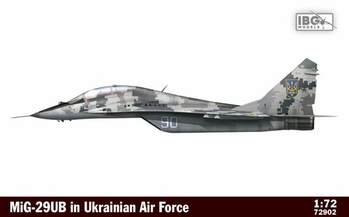 IBG 1/72 Maket MiG-29UB in Ukrainian Air Force -