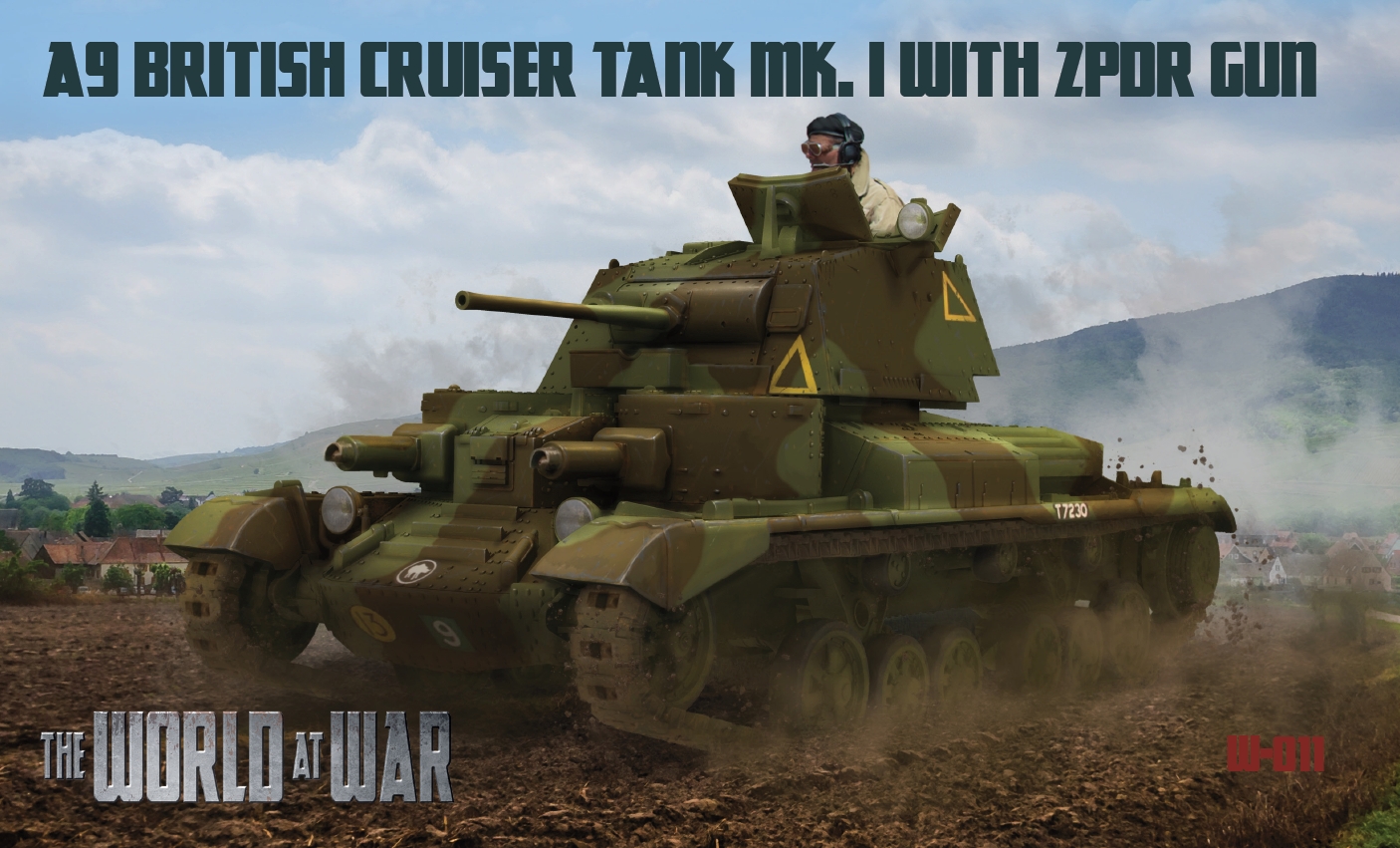 IBG 1/72 Maket A9 British Cruiser Tank -