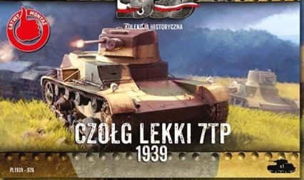 First to Fight 1/72 Maket 7TP LIGHT TANK - single turret