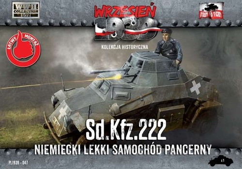 First to Fight 1/72 Maket Sd.Kfz. 222 - German Light Armored Car