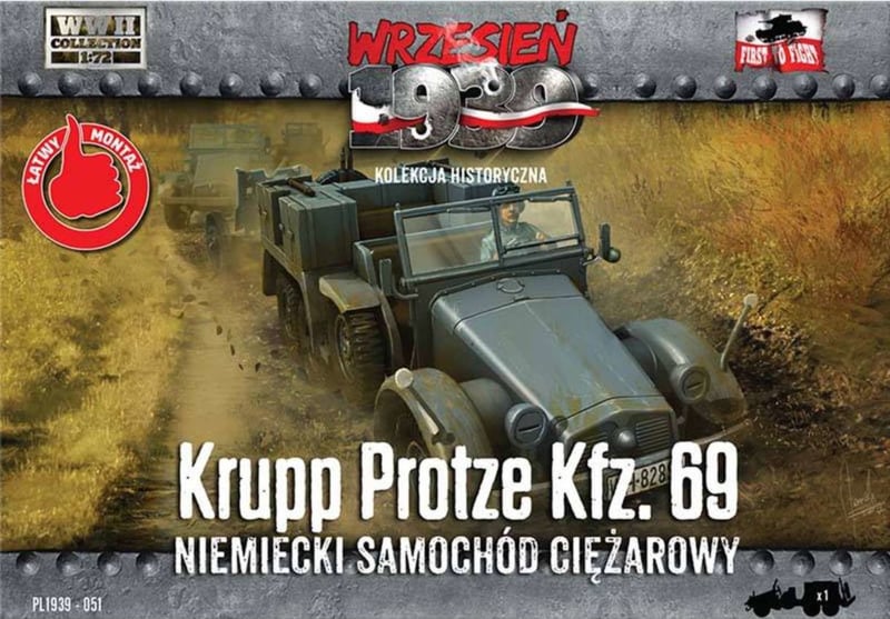 First to Fight 1/72 Maket Krupp Protze. German version.